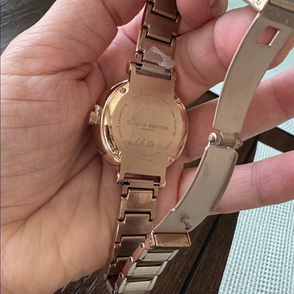 Olivia Burton Rose Gold Crystal Women's Watch - Picture 9 of 10